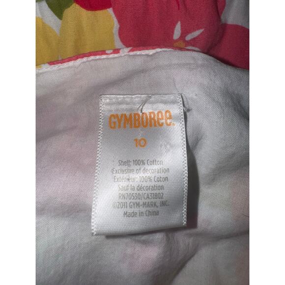 Gymboree Girls’ Summer Aloha Sunshine Tropical Floral Plaid Tiered Dress Size 10 - Picture 4 of 5